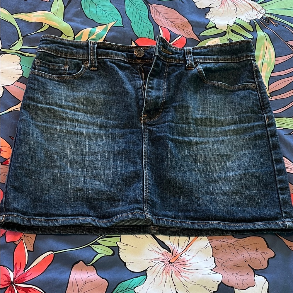Gap denim mini skirt new
